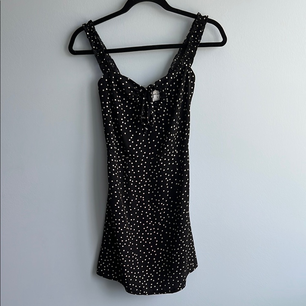 Black and White Polka Dot Dress